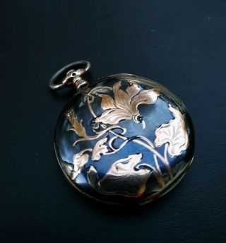 Stunning Longiness Silver Pocket Watch Case - Open Face