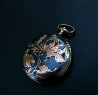 Stunning Longiness SILVER Pocket Watch Case - open face 3