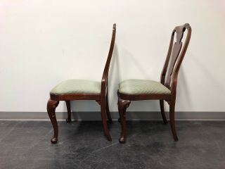 BAKER Historic Charleston Solid Mahogany Queen Anne Dining Side Chairs - Pair 2 6