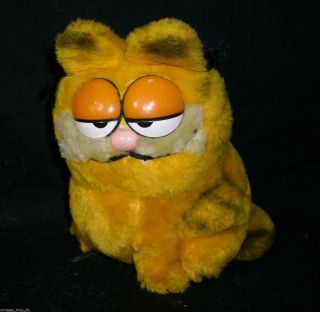 6 " Vintage R Dakin & Co Garfield Stuffed Animal Plush Toy Orange Kitty Cat Rare