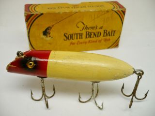 Vintage Fishing Lure,  Older South Bend Bait,  973 Rh Correct Box