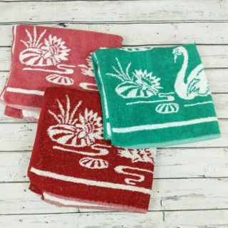 Vintage Swan Bath Towels 60 