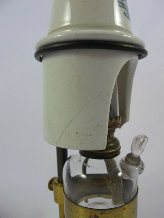 Cased Antique Microscope Oil Lamp by J.  Swift & Son.  London. 6