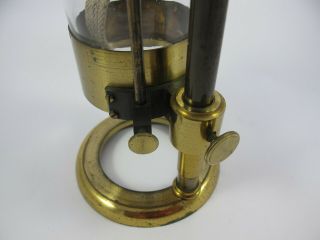 Cased Antique Microscope Oil Lamp by J.  Swift & Son.  London. 8