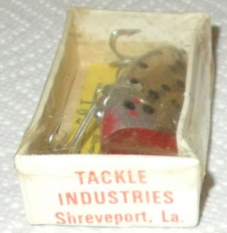 NOS - VINTAGE TACKLE INDUSTRIES SWIMMIN ' MINNOW 102 IN CB BOX - VERY RARE COLOR 3