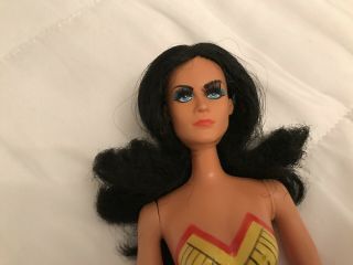 Vintage Mego Wonder Woman - Linda Carter - 12 Inch - Doll,  Cher Dress And Shoes
