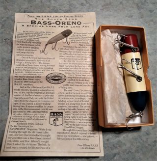 Vintage BASS - ORENO LIMITED EDITION SERIES FROM B.  A.  S.  S Fishing Lure 6