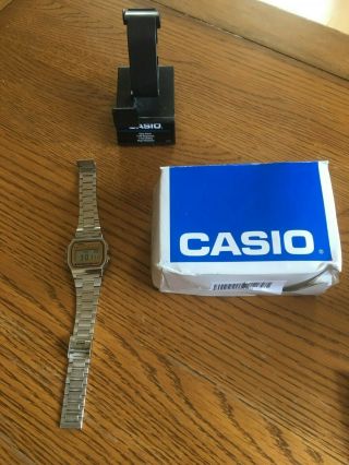 Vintage Casio Unisex Classic Alarm Chronograph Watch A158we