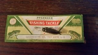 Vintage Pflueger Fishing Lure On Card