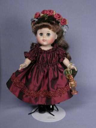 Vintage Pretty Brunette Ginny The Nutcracker Doll Strung Hard Plastic