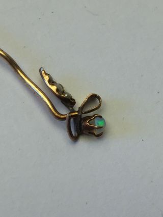 Vintage/antique Art Nouveau Opal Stick Pin