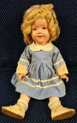 Vintage 18 " Tall Ideal " Shirley Temple " Doll - Clothing