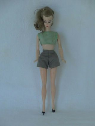 Vintage 7 - Inch Bild Lilli Doll Clone,  Barbie Doll Clone,  Hong Kong,  Vgc