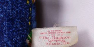 vintage RUSHTON rubber face smoking hobo bum doll stuffed 1978 22 inch 8