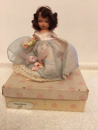 Vintage Plastic Nancy Ann Storybook Doll 162 Princess Rosanie In The Box