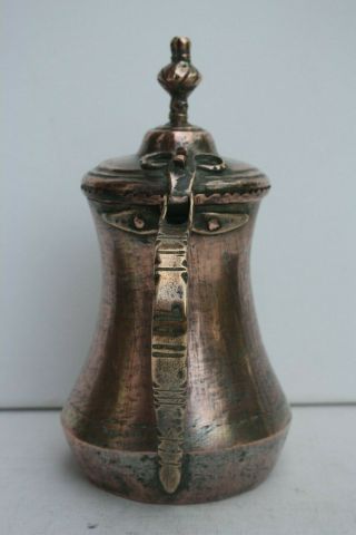 RARE very old NIZWA 23,  6 cm Antique Dallah islamic Coffee Pot Bedouin 18th 6
