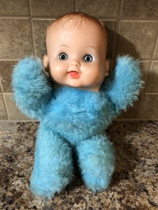 Vtg Cuddle Toys Douglas Doll Boy Blue Pride Of America 8 " Vinyl Head Stuffed Body