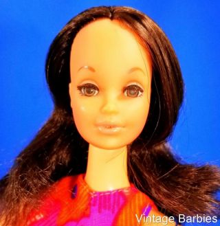 Rare Walk Lively Steffie Barbie Doll 1183 W/jumpsuit Minty Htf Vintage 1970 
