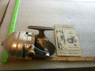 Shakespeare Level Wind Spin Wondereel 1810 Model Fc Fishing Reel With Paper