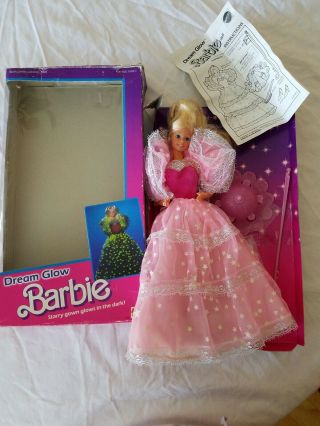 Dream Glow Barbie Doll Vintage 1985 Classic Open Box