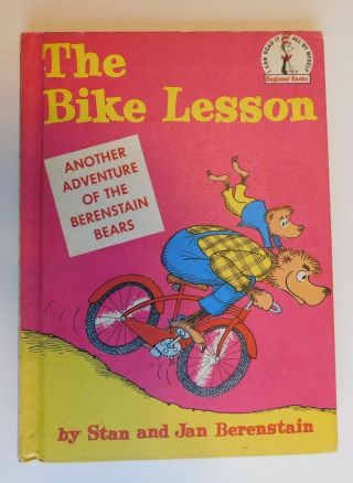 The Bike Lesson Jan & Stan Berenstain Bears 1964 Vintage Book Club Edition
