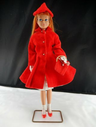 Vintage Barbie 1964 Titian Skipper Doll 0950 Party Time Gift Set Outfit