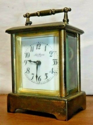 Antique Haven Brass Carriage Chime Clock Repeater Complete &