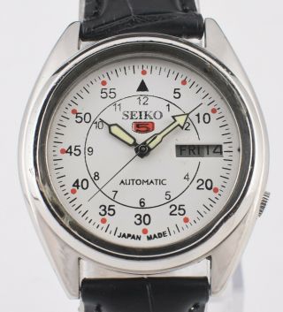 Authentic Vintage Seiko 5 Automatic 21 Jewels Cal.  7019a Day Date Men 