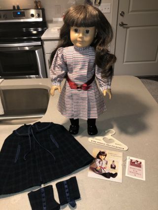 Samantha Doll Pleasant Company 1986 West Germany Tag With Cape/gaiters