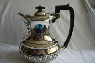 Antique / Vintage Ornate Silver Plated Coffe Pot / Teapot.