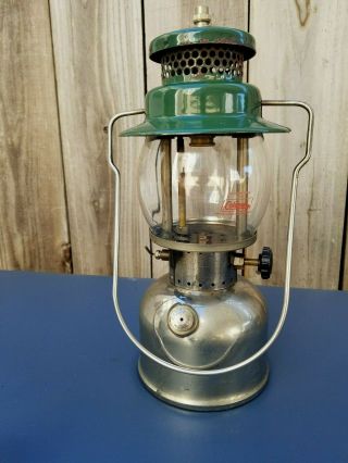 Vintage Coleman 242b Lantern Sunshine Of The Night Chrome