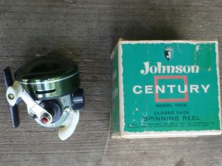 Vintage Johnson Century Fishing Reel Model 1008