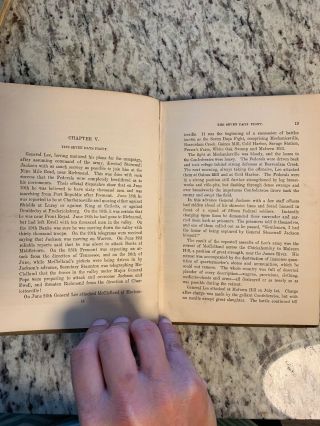 1901 Antique History Book 