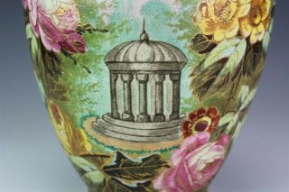Large Antique ROYAL BONN German Porcelain Floral Decorated Tapestry Urn Vase JLB 2