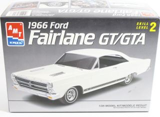1966 Ford Fairlane Gt/gta Amt Ertl 1:25 Model Kit 6926 Complete