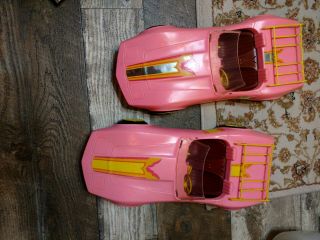 2 VTG 1979 Mattel Barbie Hot Pink Dream ' vette Corvette 4