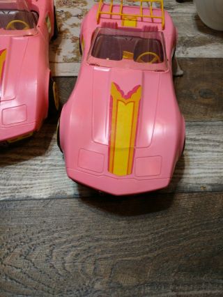 2 VTG 1979 Mattel Barbie Hot Pink Dream ' vette Corvette 5