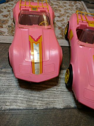 2 VTG 1979 Mattel Barbie Hot Pink Dream ' vette Corvette 6