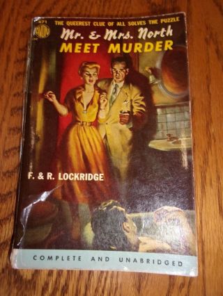 Mr & Mrs North Meet Murber By Fr Lockridge (1952,  Avon 471,  Pb) Vintage