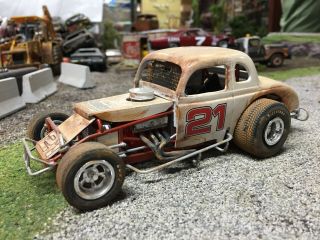 Custom Adult Built 1937 Chevy Coupe Dirt Modified Race Car Raced Detailed Nr