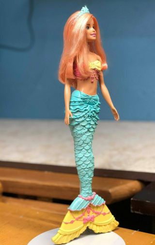 Barbie Dreamtopia Mermaid 12 " Doll 3 Coral Hair Fxt11 Mattel Girls Toy