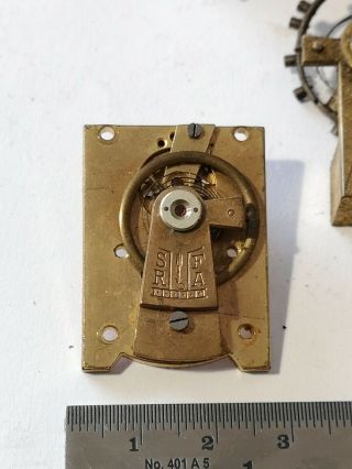 6 Vintage Clock Platform Escapements With Broken Balances (A93) 2