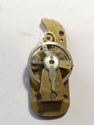 Vintage Clock Platform Escapement 16.  09mm X 40.  64mm (a99)
