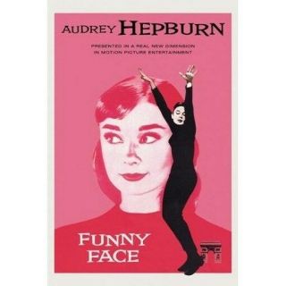 Audrey Hepburn Poster Funny Face Rare Hot 24x36