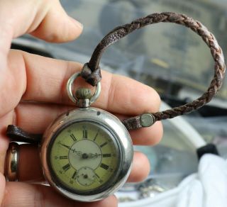 Vintage Sterling Swiss Pocket Watch