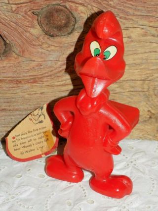 Rare Antique Woody Woodpecker " Laff Laugh Harmonica " Toy Orig Walter Lantz
