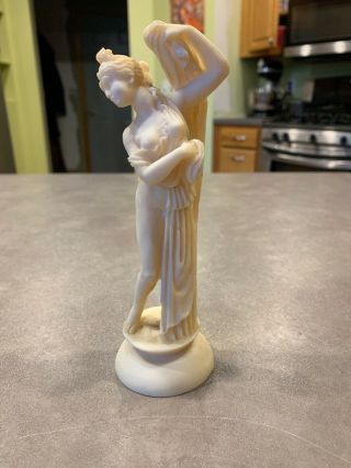 Vintage Venus Nude Greek Goddess Statue Sculpture Figurine Carved Resin Italy