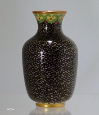 Fine Miniature Old Chinese Cloisonné Mini Vase China - 00020 4