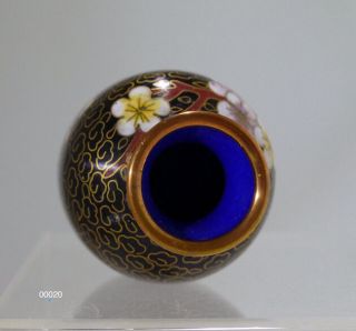Fine Miniature Old Chinese Cloisonné Mini Vase China - 00020 5