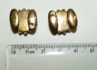 RARE,  ANTIQUE GEORGIAN ca.  1700,  9 CT GOLD MINIATURE PORTRAIT PAINTING CUFFLINKS 6